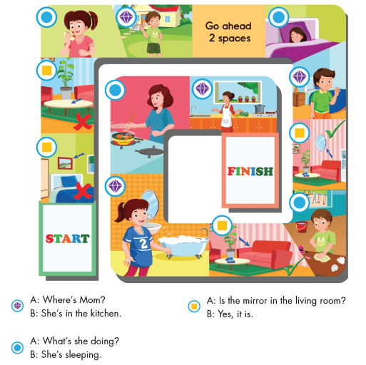 tiếng anh lớp 3 Unit 4 Review and Practice trang 64 iLearn Smart Start