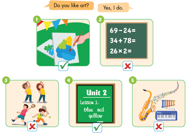 tiếng anh lớp 3 Unit 3 Lesson 2 trang 41 iLearn Smart Start