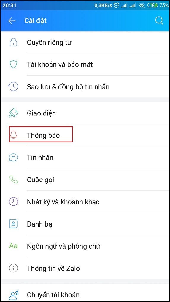 Hướng dẫn cách tắt sinh nhật của bạn bè trên Zalo