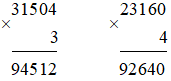 Toán lớp 3 trang 94, 95, 96 Bài 70: Nhân số có năm chữ số với số có một chữ số | Kết nối tri thức