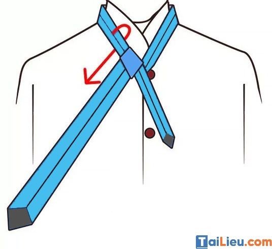 Cách thắt cà vạt kiểu Pratt