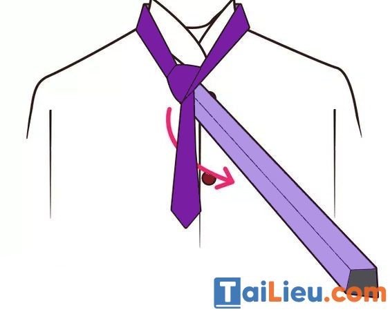 Cách thắt cà vạt kiểu Windsor Knot
