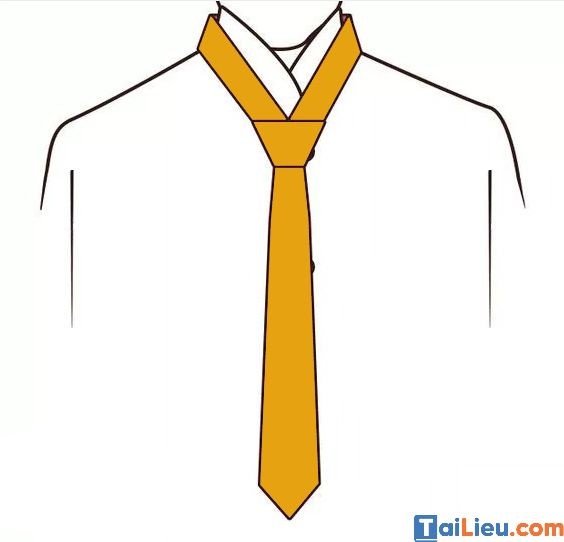 Cách thắt cà vạt kiểu Four In Hand Knot