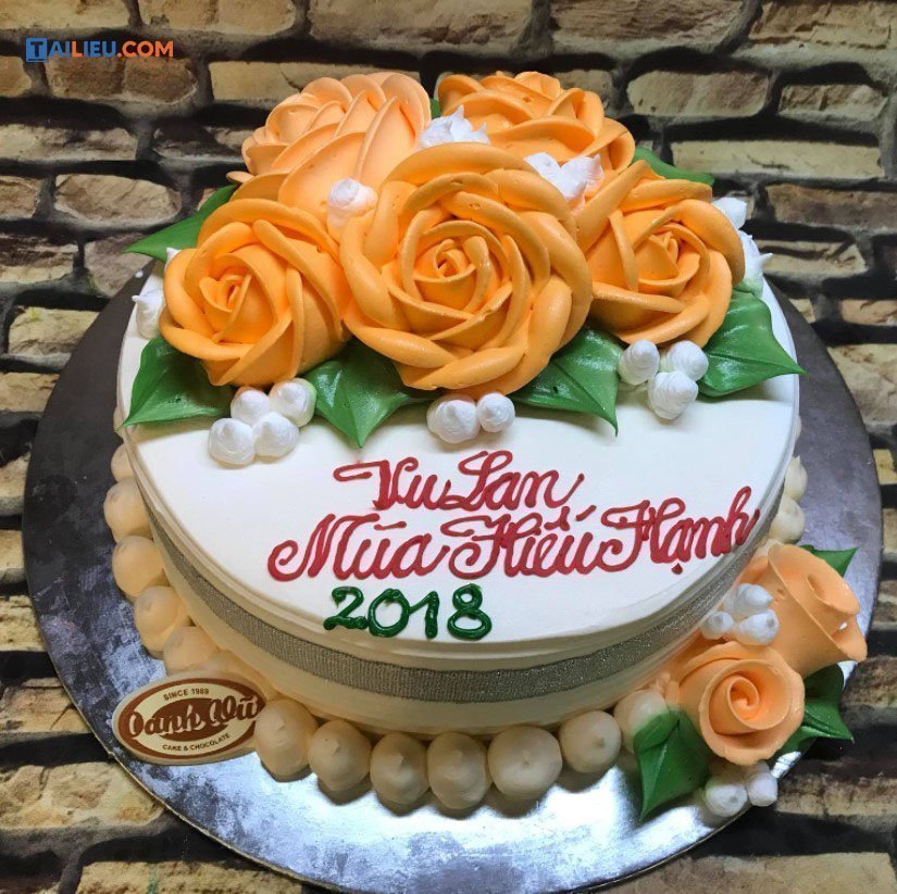 Bánh kem mừng lễ Vu Lan