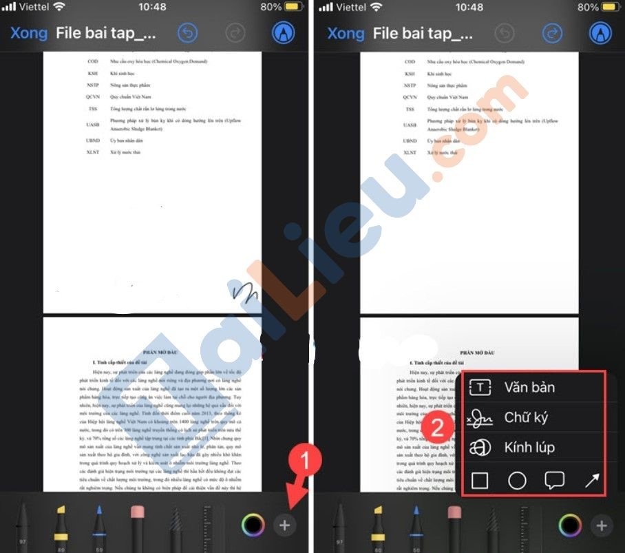 Cách sửa file pdf trên điện thoại