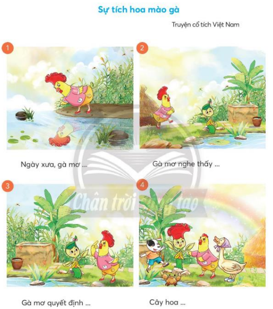 Nghe - kể Sự tích hoa mào gà trang 104 Tiếng Việt lớp 3 Tập 2 | Chân trời sáng tạo