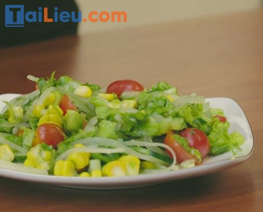 Cách làm salad rau củ quả