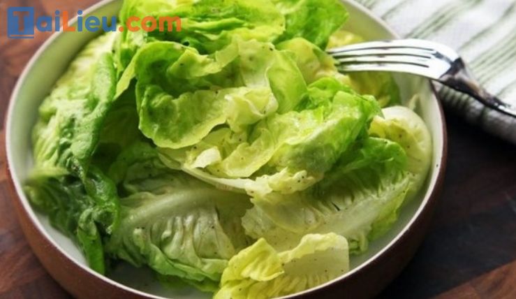 Cách làm salad rau xà lách