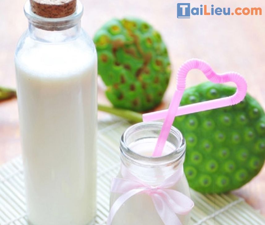 Cách làm sữa hạt sen cốt dừa