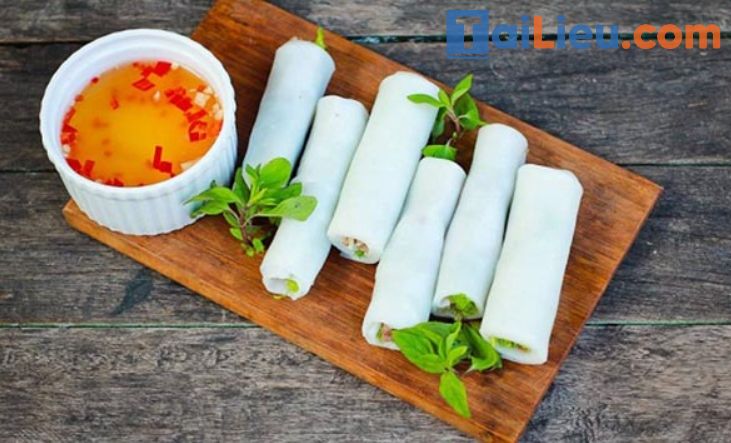 Cách làm phở cuốn Hà Nội