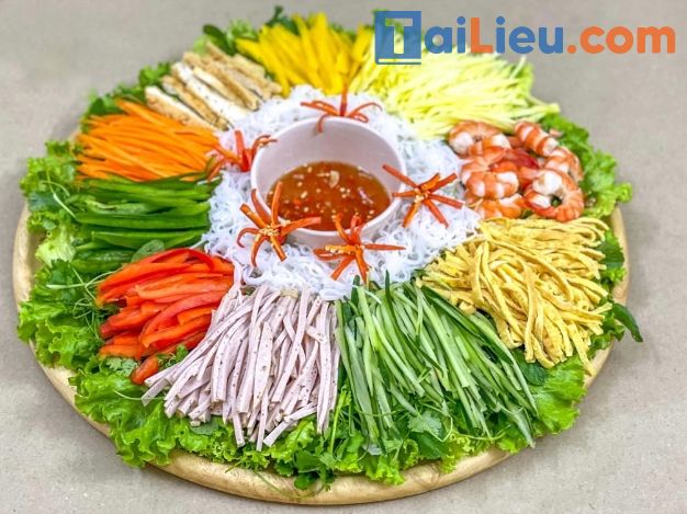 Cách làm phở cuốn thịt lợn