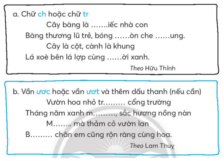 Vở bài tập Tiếng Việt lớp 3 Bài 3: Mùa thu của em trang 19, 20, 21, 22 Tập 1 | Chân trời sáng tạo