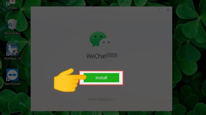 Chọn nút Install để cài đặt ứng dụng
