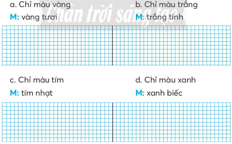Vở bài tập Tiếng Việt lớp 3 Bài 3: Non xanh nước biếc trang 62, 63, 64, 65 Tập 2 | Chân trời sáng tạo
