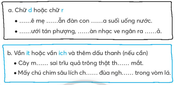 Vở bài tập Tiếng Việt lớp 3 Tiết 2 trang 81, 82 Tập 2 - Chân trời sáng tạo