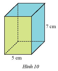 Tạo lập lăng trụ đứng tứ giác có đáy là hình thoi cạnh 5 cm và chiều cao 7 cm