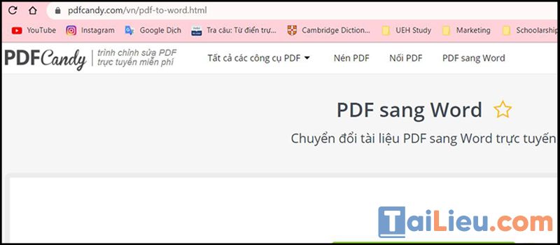 Chuyển pdf sang word không bị lỗi font tiếng Việt bằng PDFCandy