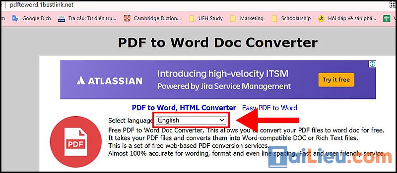 Cách chuyển file pdf sang word không bị lỗi font bằng PDF to Word Doc Converter