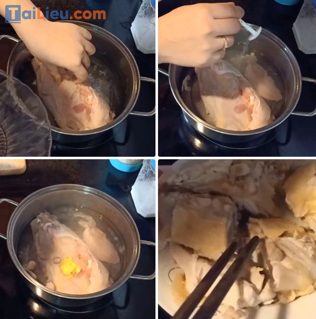Cách nấu cháo gà nấm