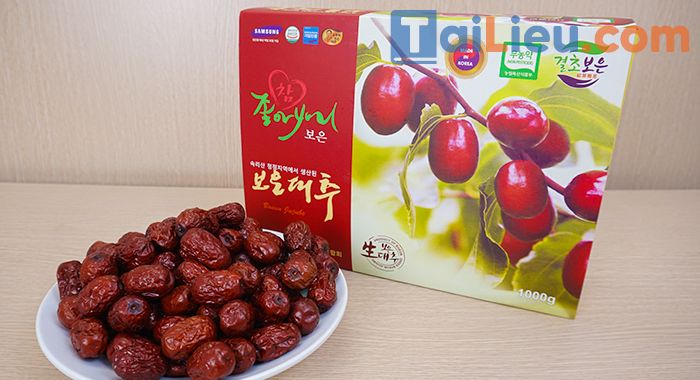 Tác dụng của táo đỏ Hàn Quốc