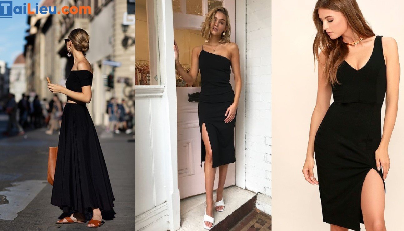 Da ngăm đen nên mặc váy màu gì?