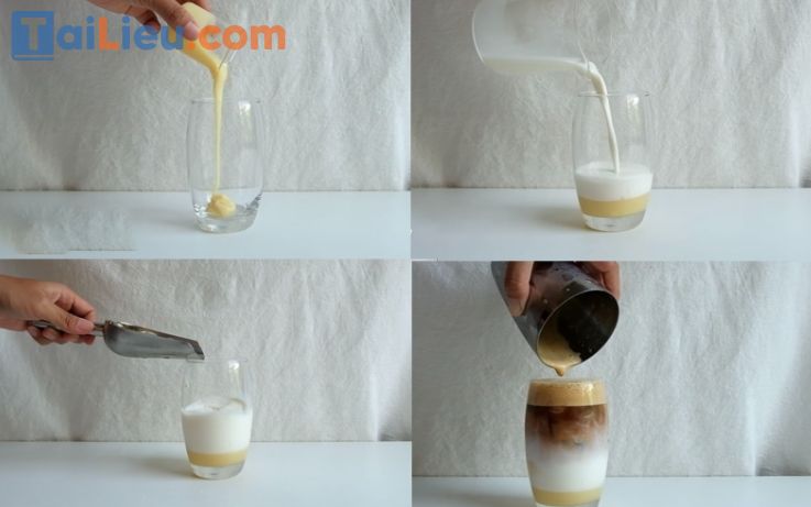 Cách pha bạc xỉu 3 tầng