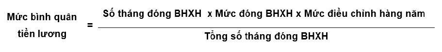 Công thức tính BHXH 1 lần