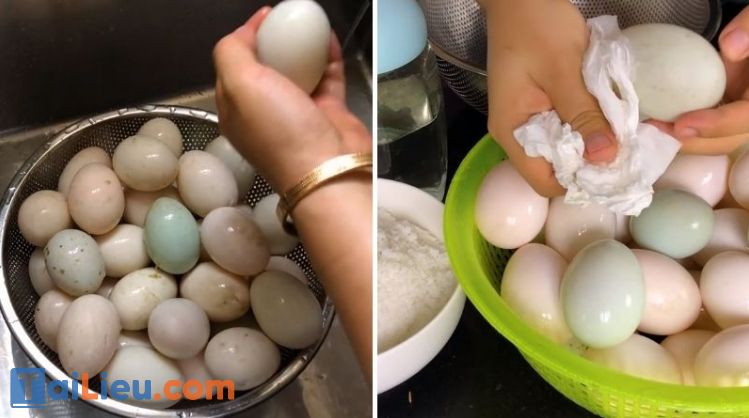 Cách làm trứng muối khô