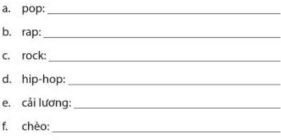 Tiếng Anh lớp 7 Unit 6 Worksheet trang 145 | Explore English 7 Cánh diều (ảnh 1)