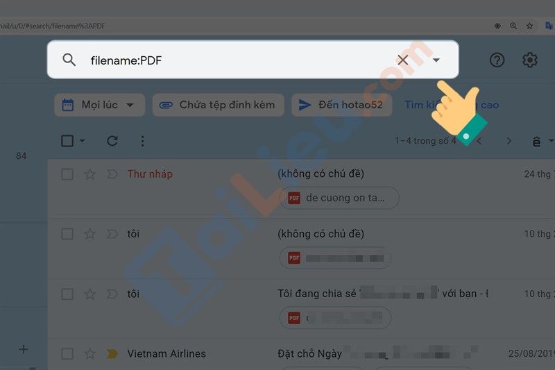 Cách giải phóng dung lượng Gmail