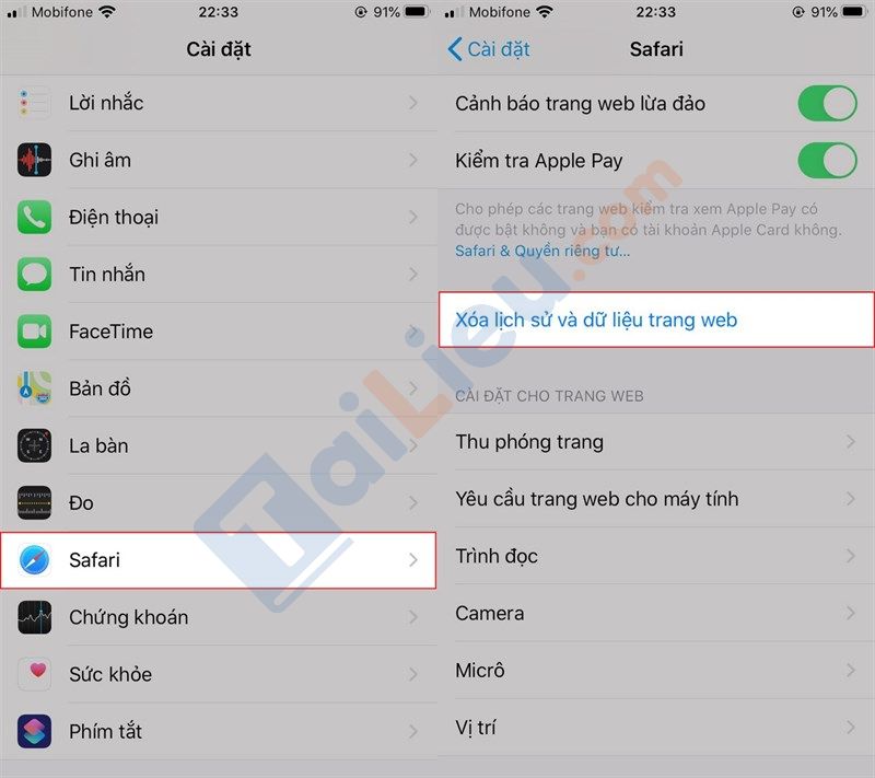 Cách giải phóng dung lượng iPhone