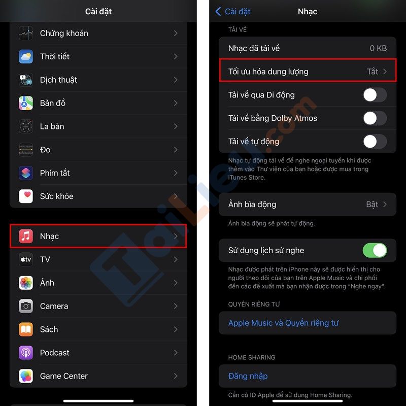 Cách giải phóng dung lượng iPhone