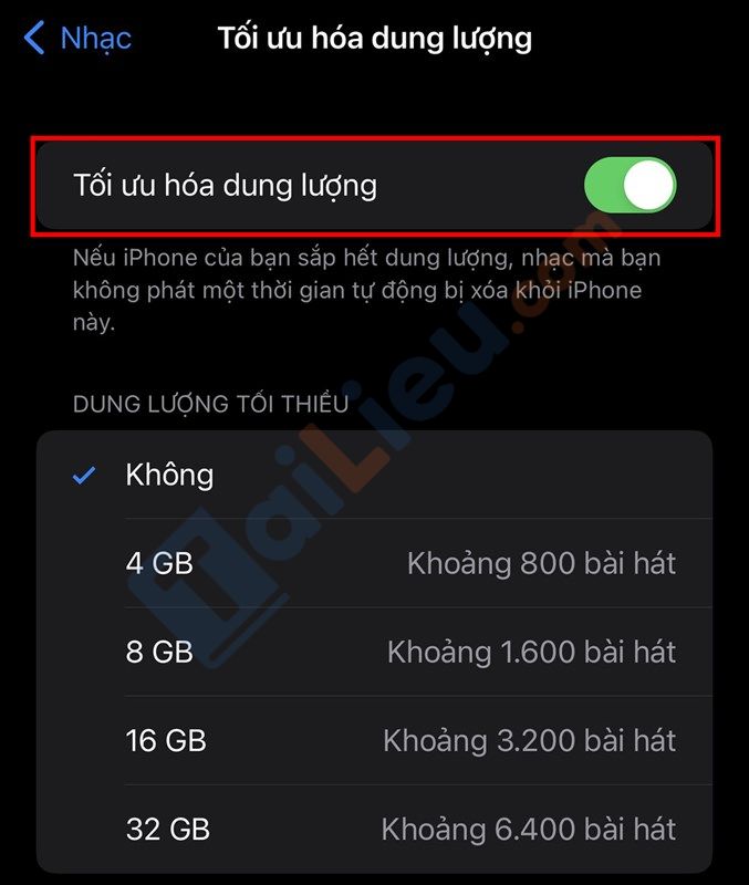 Cách giải phóng dung lượng iPhone