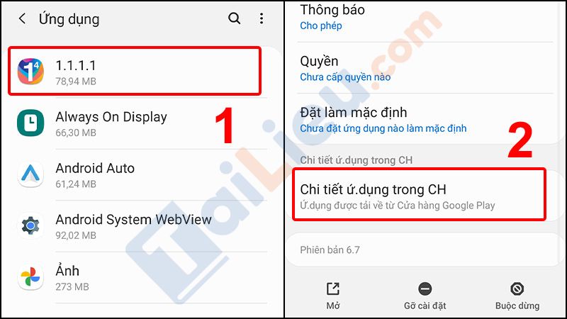 Cách giải phóng dung lượng Samsung
