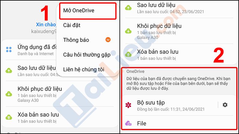 Cách giải phóng dung lượng Samsung