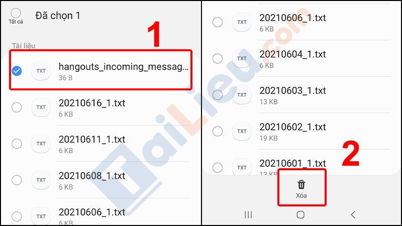 Cách giải phóng dung lượng Samsung