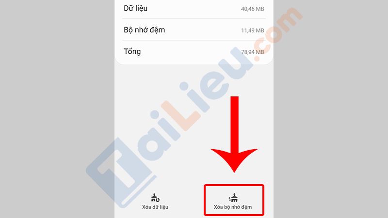 Cách giải phóng dung lượng Samsung