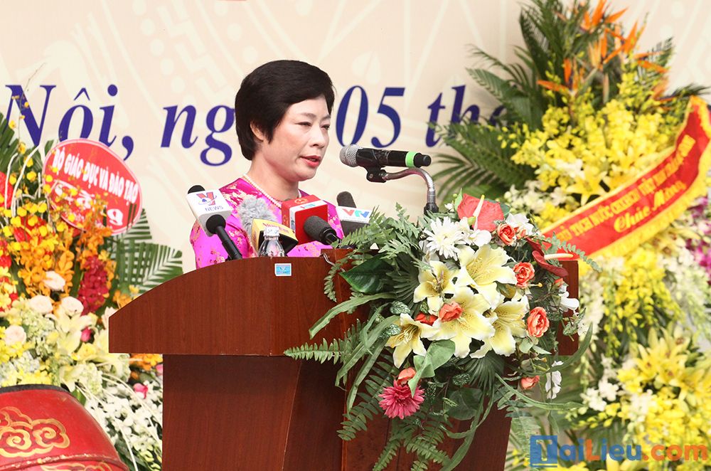 Bài phát biểu khai giảng năm học mới của hiệu trưởng