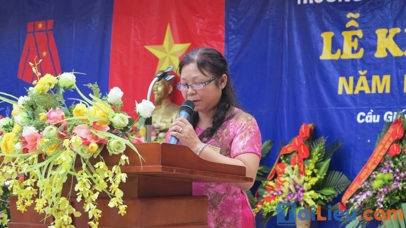 Bài phát biểu khai giảng năm học mới