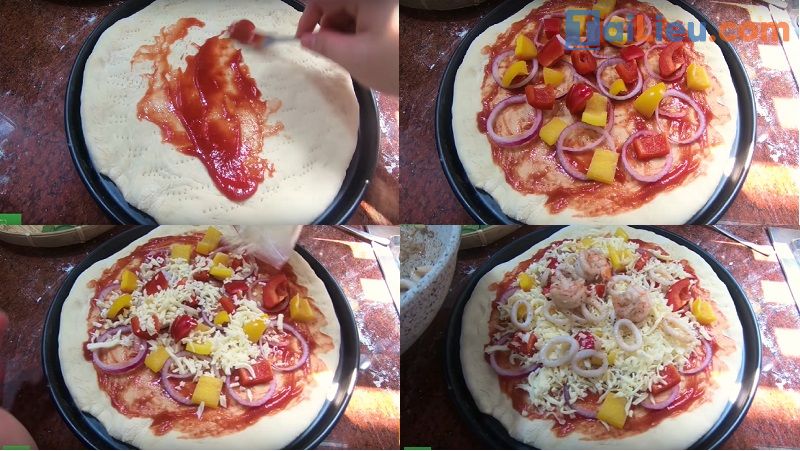 Cách làm pizza hải sản