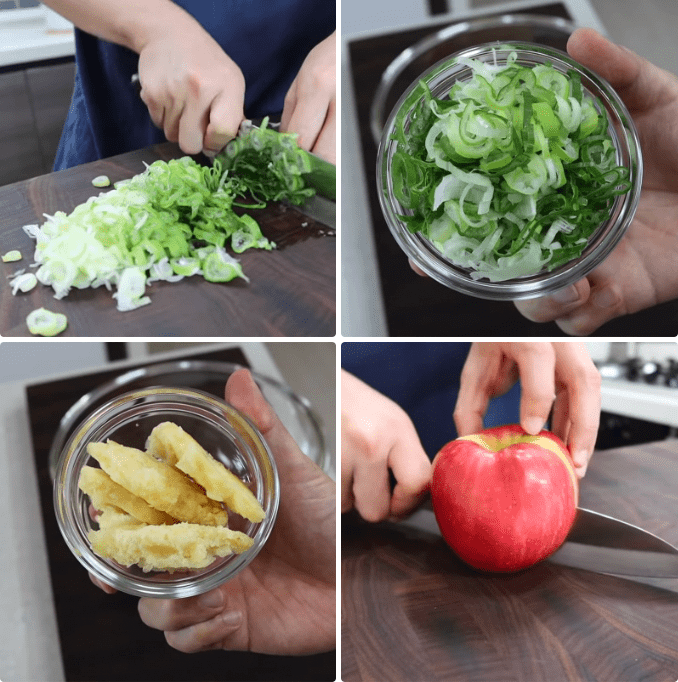 Bước 2: Sơ chế các nguyên liệu khác