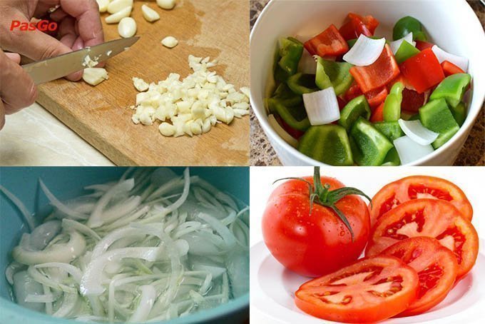 Bước 2: Sơ chế rau củ Bước 2: Sơ chế rau củ