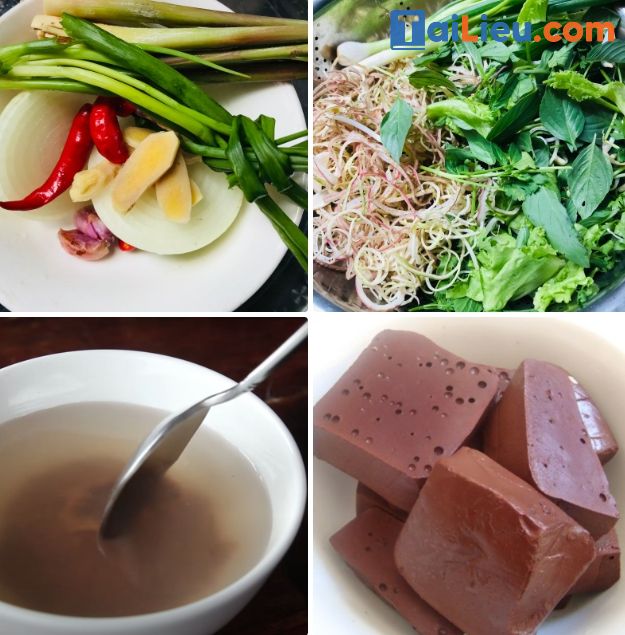 Cách nấu bún bò giò heo