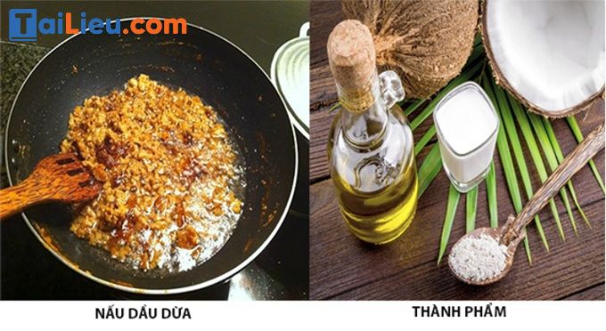 Cách làm dầu dừa truyền thống