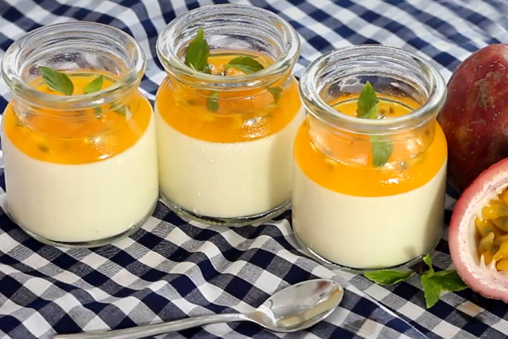 Panna Cotta chanh dây