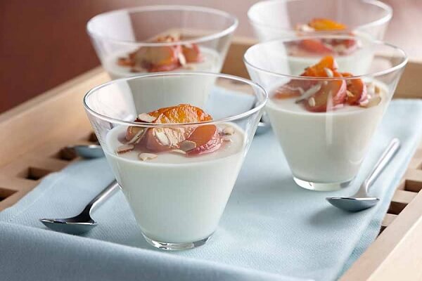 Cách làm bánh panna cotta sữa chua vani