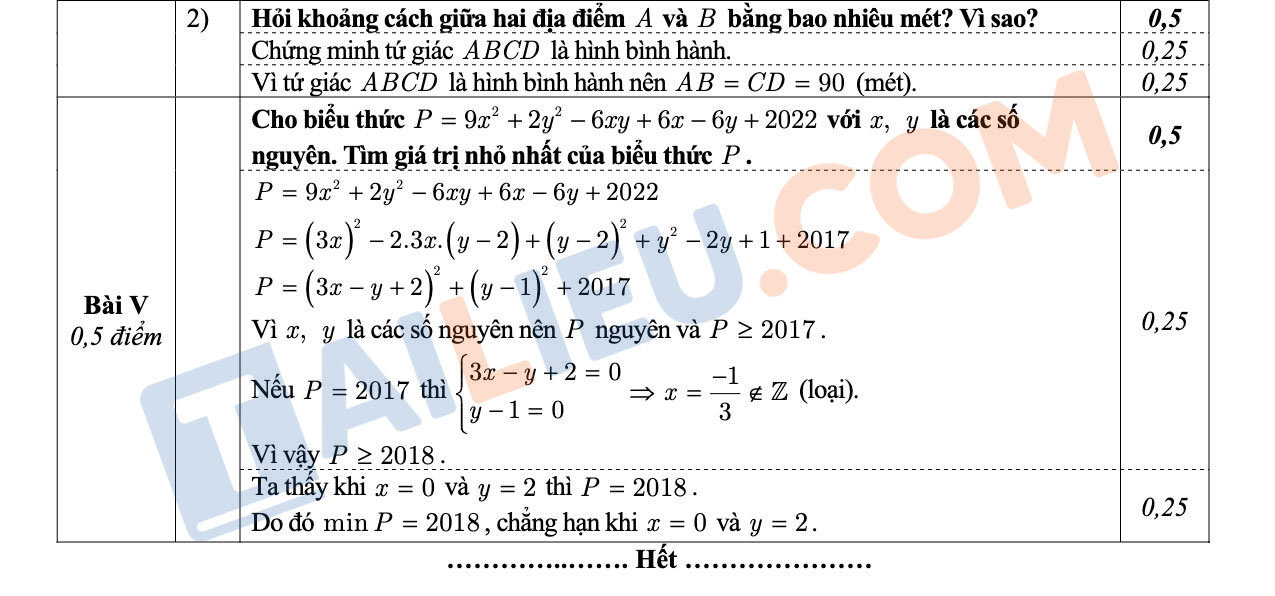 Đáp án đề thi Toán lớp 8 giữa học kì 1 năm 2022 - 2023 THCS Giảng Võ - Hà Nội