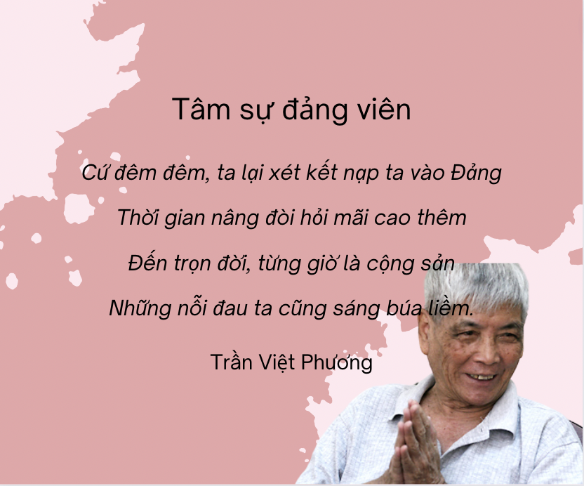 Bài tâm sự đảng viên của Việt Phương