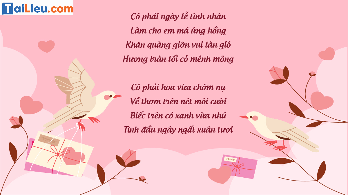 Câu thơ hay về ngày Valentine