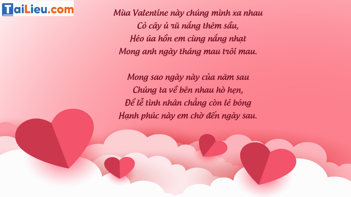 Câu thơ hay về ngày Valentine